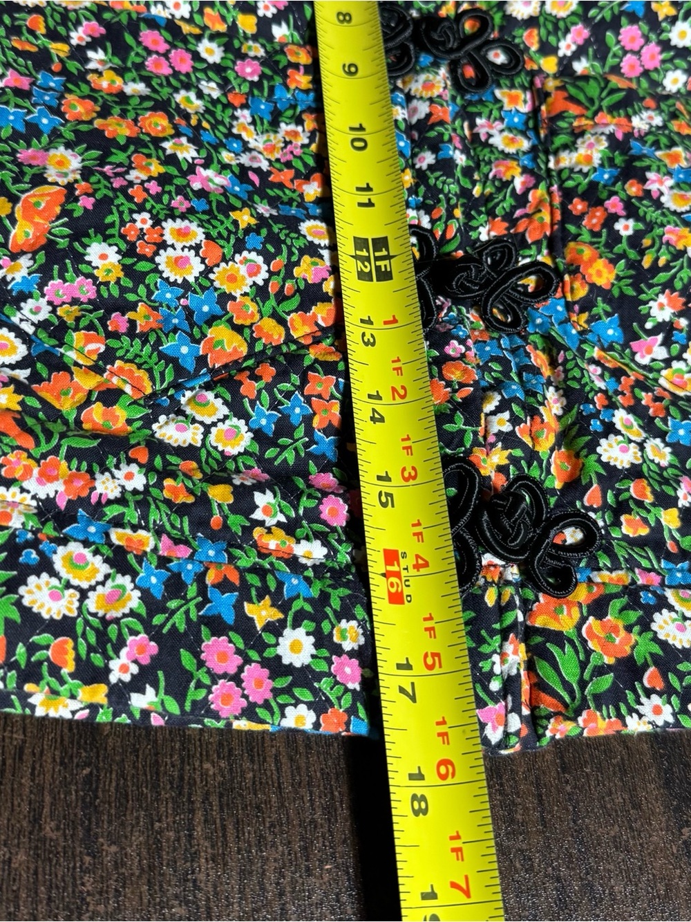 Loved One by Modern Misfits Floral Quilted Jacket Folk Art Hippie Boho Indie M - Picture 11 of 11